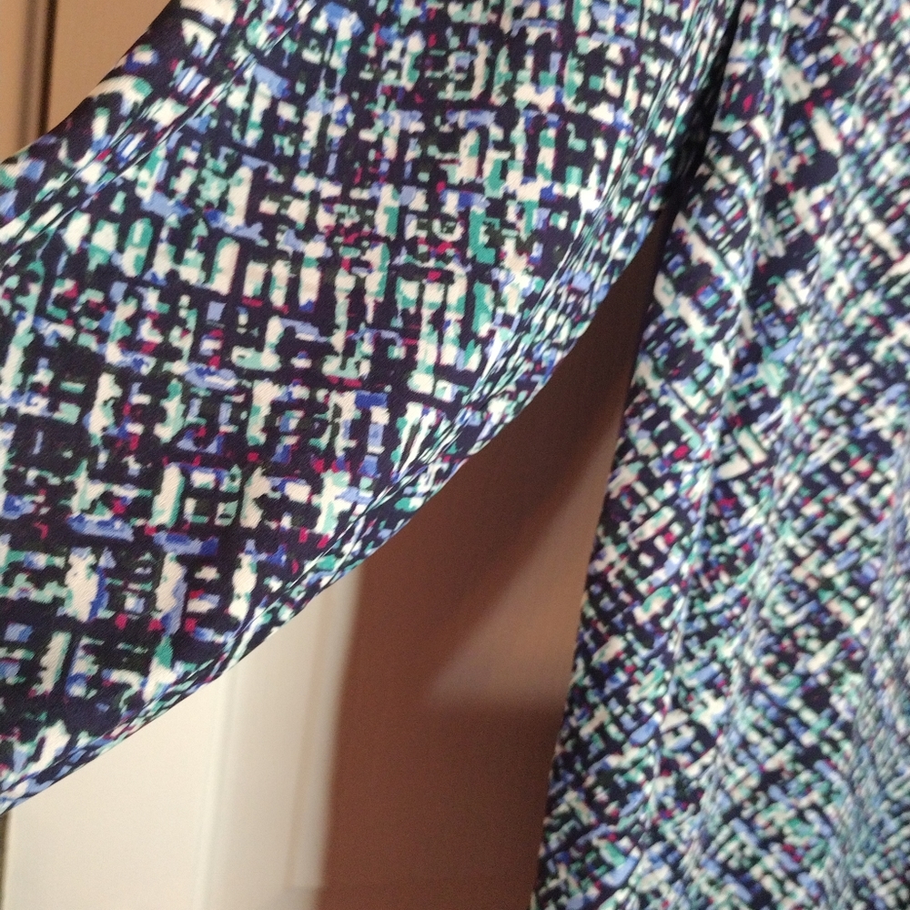 NWT Apt 9 MultiPrint Blouse Top Shirt Black Size 1X - Picture 7 of 10